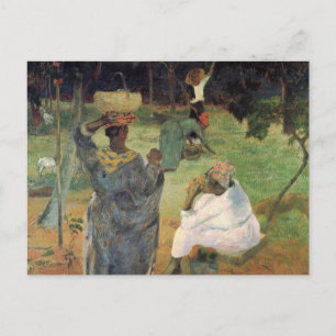 Fruchtpicking - Paul Gauguin Postkarte