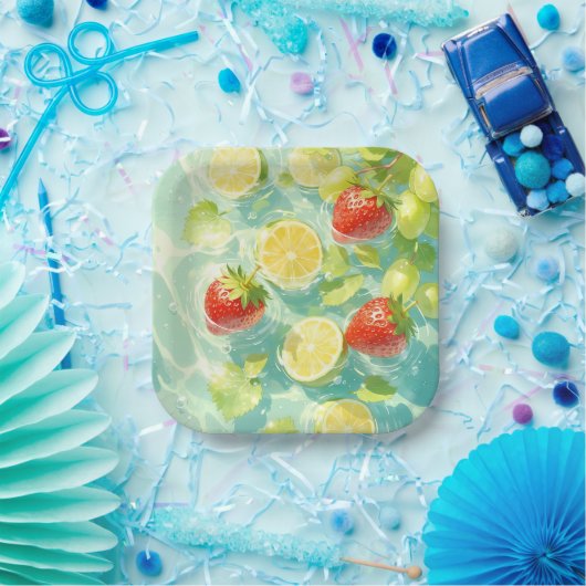 Fruchtplash Pappteller (Party)