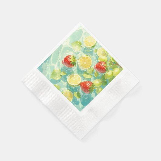 Fruchtplash Serviette (Ecke)
