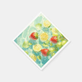 Fruchtplash Serviette (Ecke)