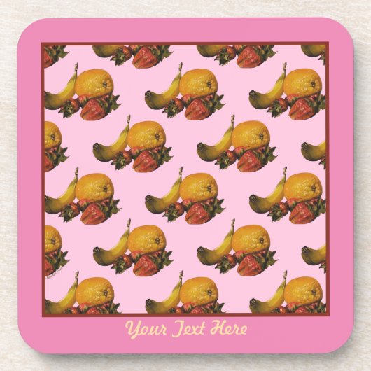 Fruchtplastische Untersetzer (Vorderseite)