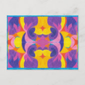 Fruchtplatte Postkarte (Vorderseite)