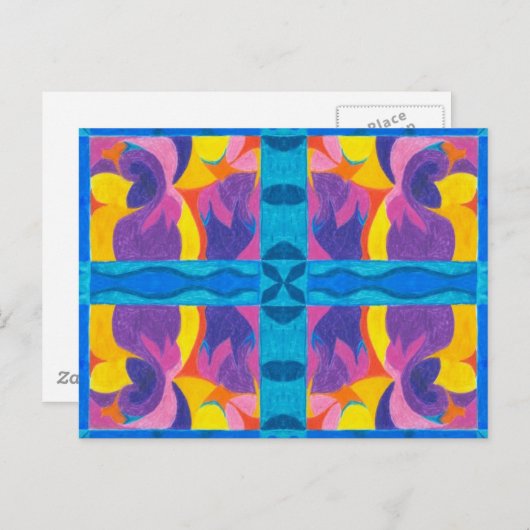 Fruchtplatte Postkarte (Vorne/Hinten)