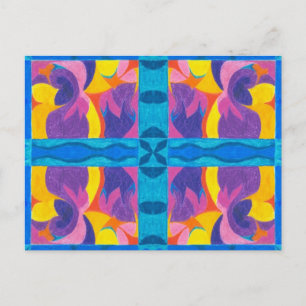 Fruchtplatte Postkarte