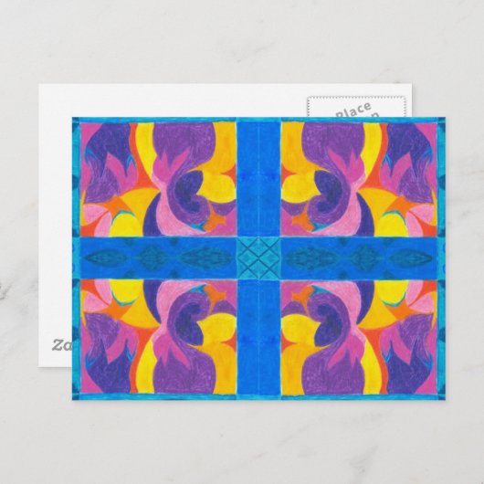 Fruchtplatte Postkarte (Vorne/Hinten)