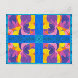 Fruchtplatte Postkarte