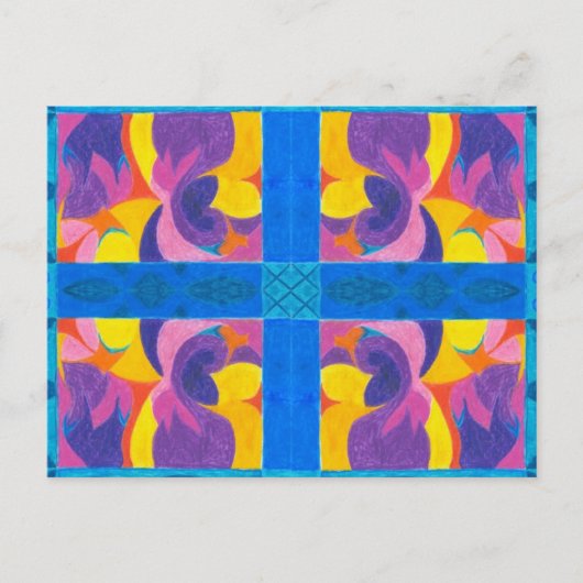 Fruchtplatte Postkarte (Vorderseite)