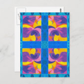 Fruchtplatte Postkarte (Vorne/Hinten)