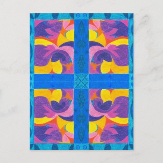 Fruchtplatte Postkarte (Vorderseite)