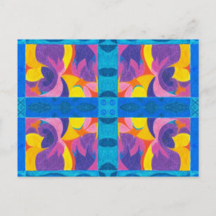 Fruchtplatte Postkarte