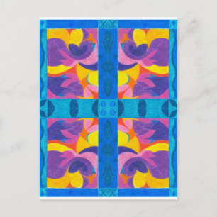 Fruchtplatte Postkarte