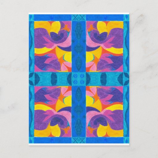 Fruchtplatte Postkarte (Vorderseite)