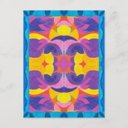 Fruchtplatte Postkarte (Vorderseite)