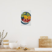 Fruchtplatte Wand Kunst (Küche)