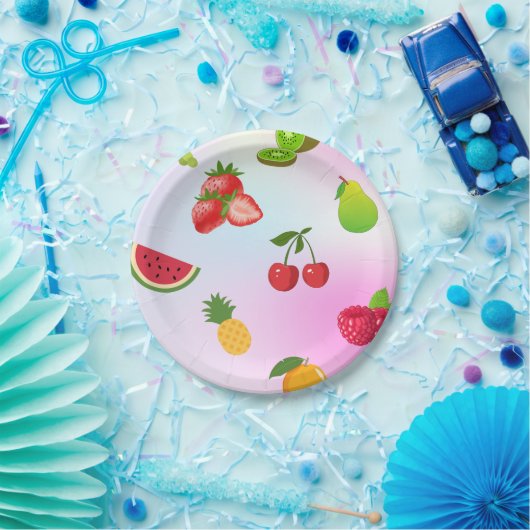Fruchtplatter Pappteller (Party)