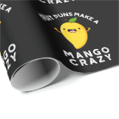 Fruchtpuns machen Mango Crazy Dark BG Geschenkpapier (Rolleneckpunkt)