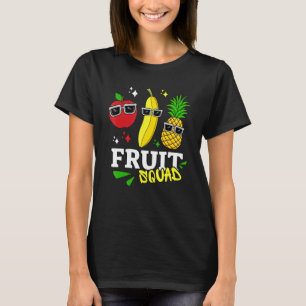 Fruchtquadrat Lebensmittel Vegan Männer Frauen Mäd T-Shirt