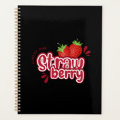 Fruchtsaft-Typografie-Illustrationsgrafik Planer (Vorderseite)