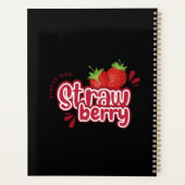 Fruchtsaft-Typografie-Illustrationsgrafik Planer (Rückseite)