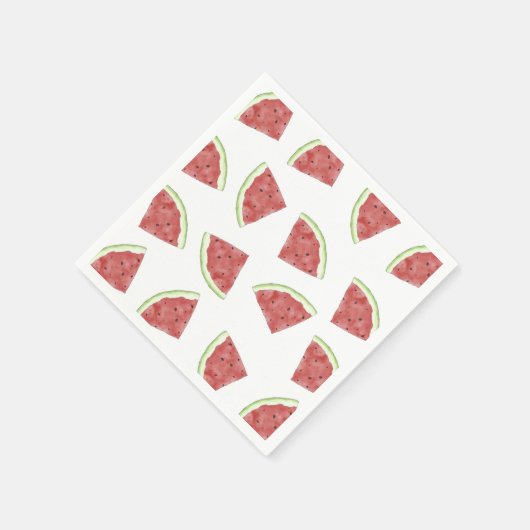 Fruchtsaft-Wassermelone-Muster im Sommer Serviette (Ecke)