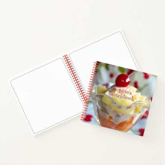 Fruchtsaftbuch, kundenspezifisch notizbuch (Innenseite)