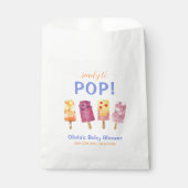 Fruchtsäfte Creme Popcicle Baby Dusche Geschenktütchen (Vorderseite)
