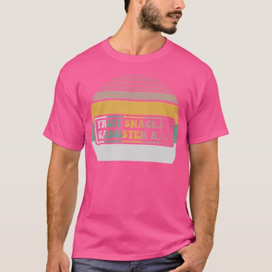 Fruchtsäfte Gangster Rap Retro Style T-Shirt (Vorderseite)