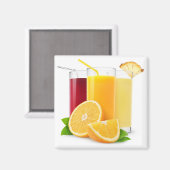 Fruchtsäfte Magnet (Vorderseite/Rückseite)