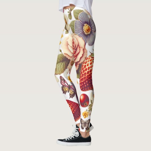 Fruchtsäfte und duftende Blume Leggings (Links)