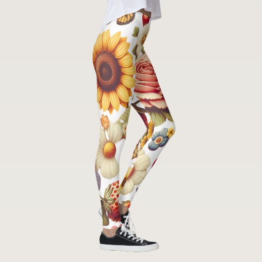 Fruchtsäfte und duftende Blume Leggings (Rechts)