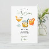 Fruchtsaftgetränke zum Geburtstag Einladung (Stehend Vorderseite)