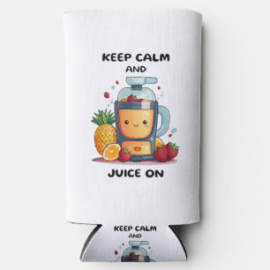 Fruchtsaftpresse Keep Calm And Juice  Gesundheit  Selters Dosenkühler