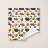 Fruchtsalat Badezimmer Handtuch Sets (Waschlappen)