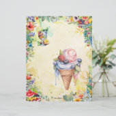 Fruchtsalat Blank Vollrezeptseite (Stehend Vorderseite)