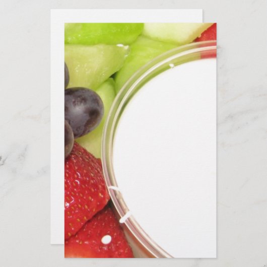 Fruchtsalat Briefpapier (Vorne/Hinten)