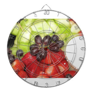 Fruchtsalat Dartscheibe