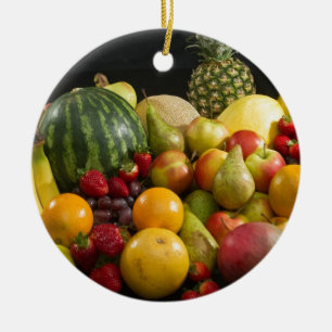 Fruchtsalat-FriedensLiebe-Schicksals-buntes Keramikornament