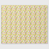 Fruchtsalat in weißem Kleinformat Geschenkpapier (Flach)