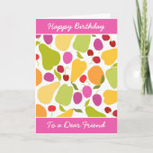 Fruchtsalat Karte (Vorderseite)