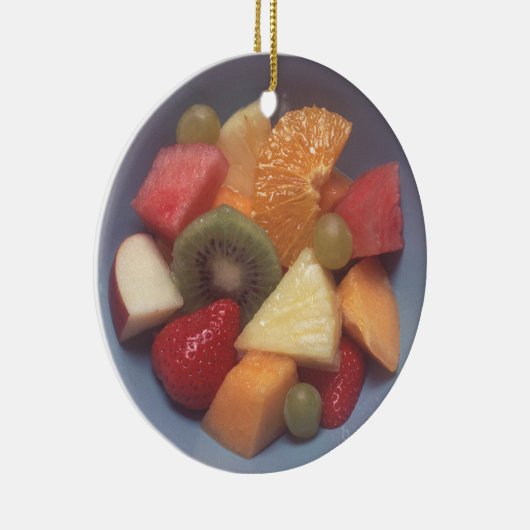 Fruchtsalat Keramik Ornament (Rechts)