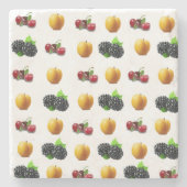 Fruchtsalat Marble Stone Untersetzer (Vorderseite)