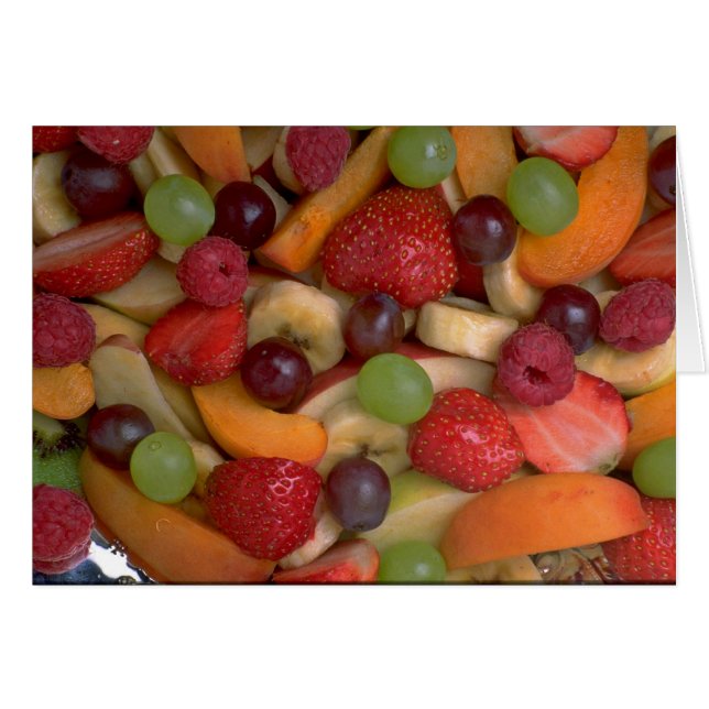 Fruchtsalat, Nahaufnahme (Vorderseite (Horizontal))