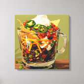 Fruchtsalatcocktail Leinwanddruck (Vorderseite)