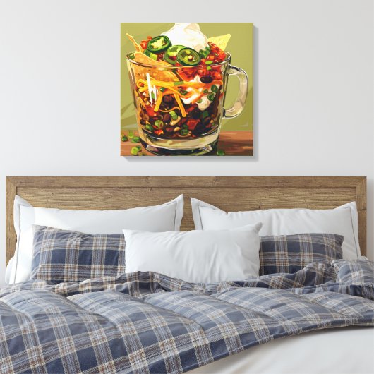 Fruchtsalatcocktail Leinwanddruck (Insitu (Schlafzimmer))