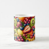 Fruchtsalatmuster - Fruchtkunst Kaffeetasse (Mittel)