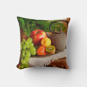Fruchtschale dekorative Kissen