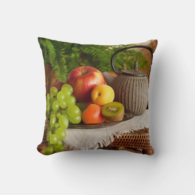 Fruchtschale dekorative Kissen (Vorderseite)