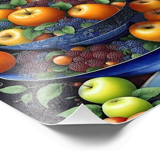 Fruchtschale Fotodruck (Ecke)