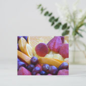 Fruchtschale Postkarte (Stehend Vorderseite)