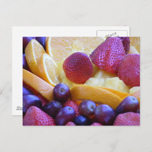 Fruchtschale Postkarte (Vorne/Hinten)